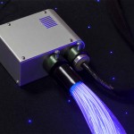 fiber optic LED generator sensory lighting dual port